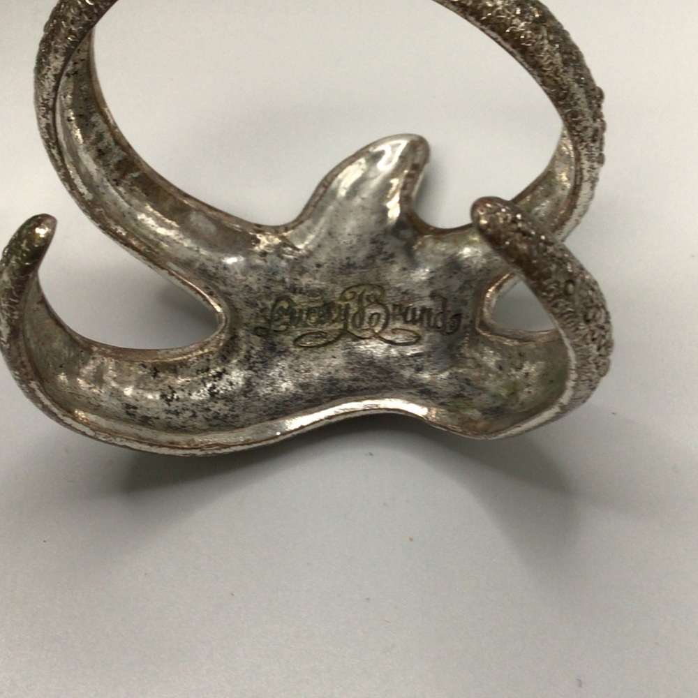 Vintage retired Lucky Brand Cast Metal Starfish Bracelet - Picture 4 of 6